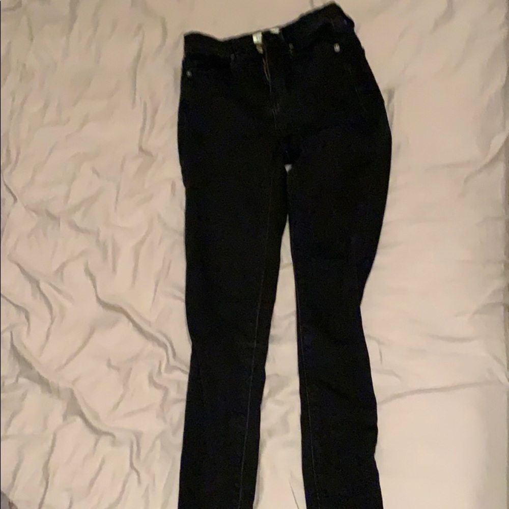 Black mudd skinny jeans